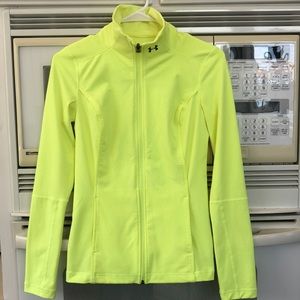 Under Armour Women’s Zip Up, Yellow, Size XS